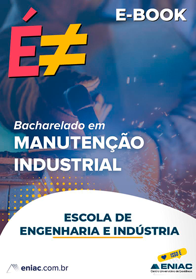 Capa do EBOOK de Manutenção Industrial
