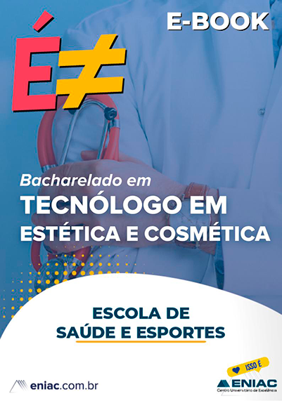 Capa do EBOOK de Estética e Cosmética
