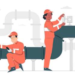 Pessoas do curso de Faculdade de Pós-Graduação em Engenharia Ambiental e Saneamento Básico do eniac trabalhando
